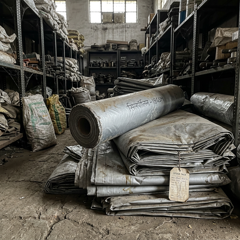 Silpaulin (Silver) Tarpaulins — 3-layer cross-laminated silver tarpaulin — the branded HDPE alternative.
