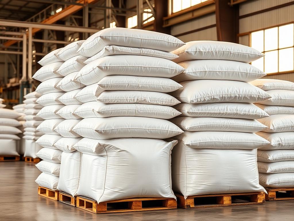 Sugar Bags — Food-grade 50 kg PP woven & BOPP-laminated sacks for sugar mills.