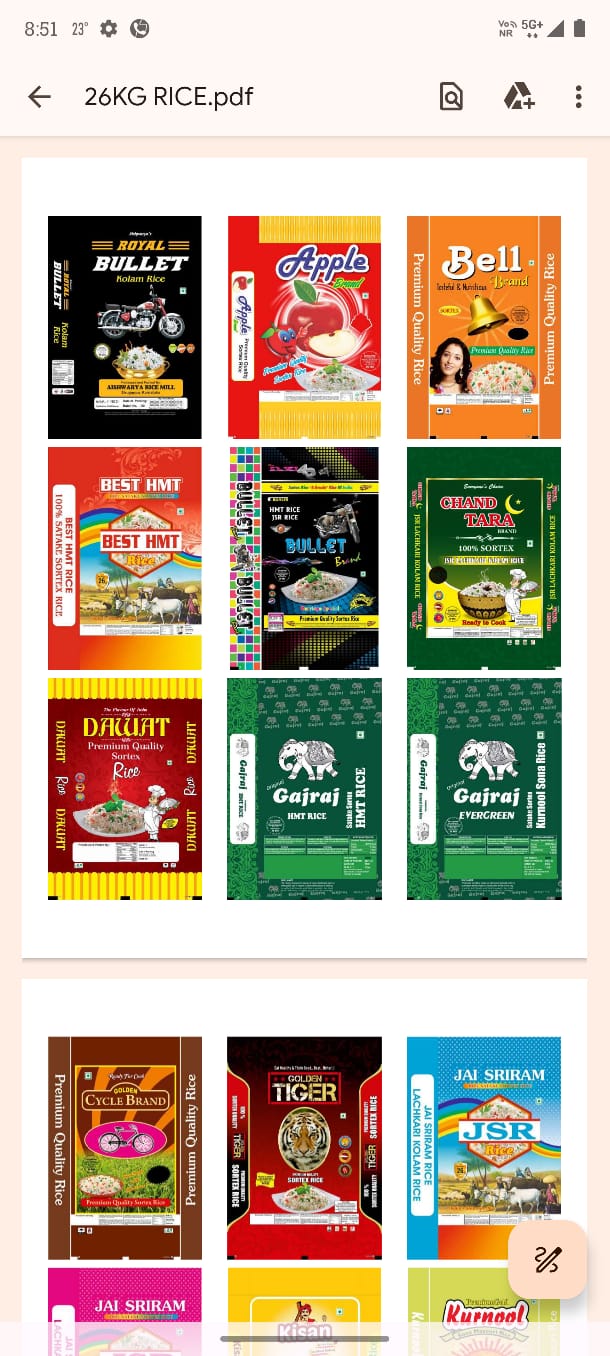 Tarpaulin and packaging manufacturing at our facility