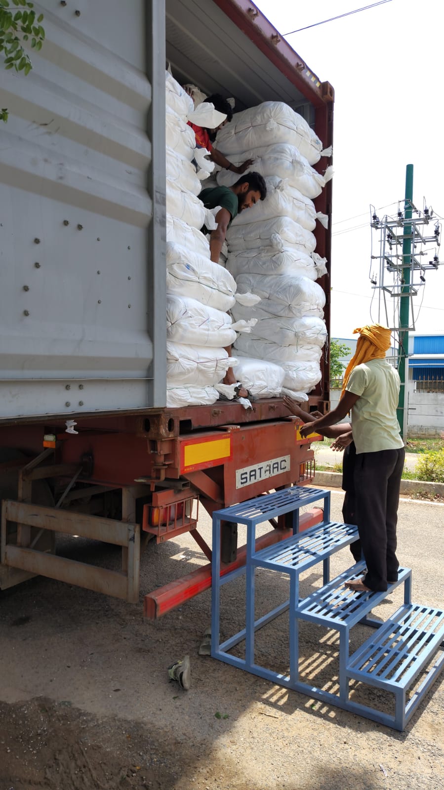 Tarpaulin and packaging manufacturing at our facility